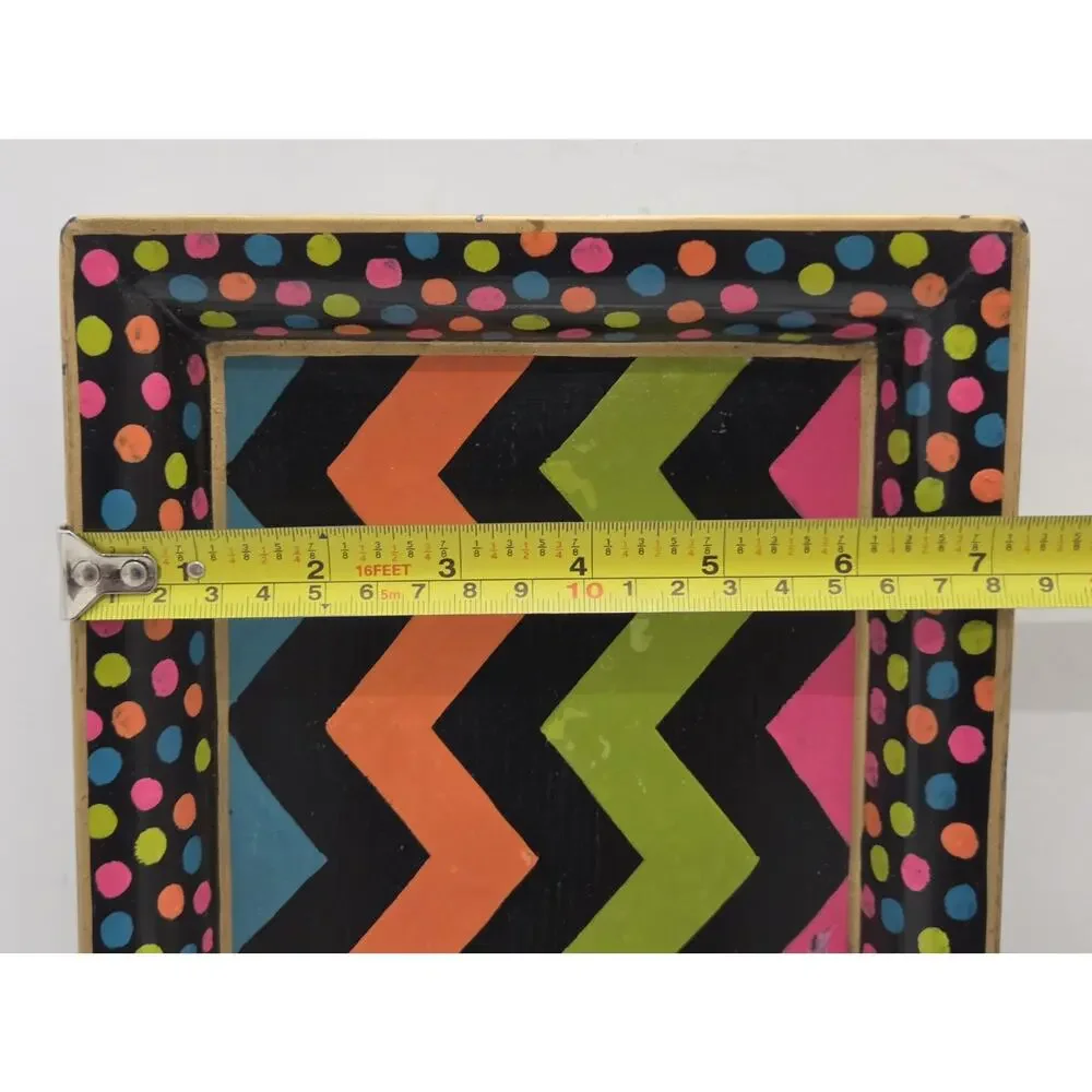 Mackenzie Childs Trampoline Boutique Set Tissue Box/Trinket Tray/ Cotton Box Set